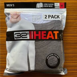 Men’s 32° Heat thermal long sleeve shirts 2 pack